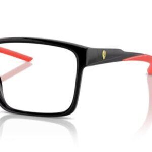 Ferrari FZ8007U Eyeglasses Eye Glasses Vision Frame 101 Matte black 57mm NEW
